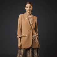 Sacou Femei Accesorizat Manual cu Perle – Design Laura Stoica - OK Lux. All rights reserved. - Sacouri - 