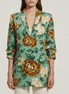 Sacou modern verde mentă cu talie unica - OK Lux. All rights reserved. - Tuxedos - MINT GREEN - 