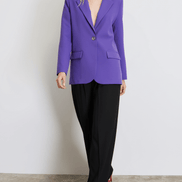 Sacou mov cu cordon, croială lejeră - OK Lux. All rights reserved. - Tuxedos - PURPLE - 