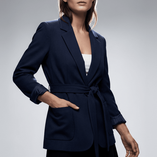 Sacou oversize bleumarin elegant - OK Lux. All rights reserved. - Tuxedos - NAVY BLUE - 