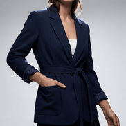 Sacou oversize bleumarin elegant - OK Lux. All rights reserved. - Tuxedos - NAVY BLUE - 