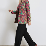 Sacou oversize maro ciocolatiu, nuanță caldă - OK Lux. All rights reserved. - Tuxedos - CHOCOLATE BROWN - 