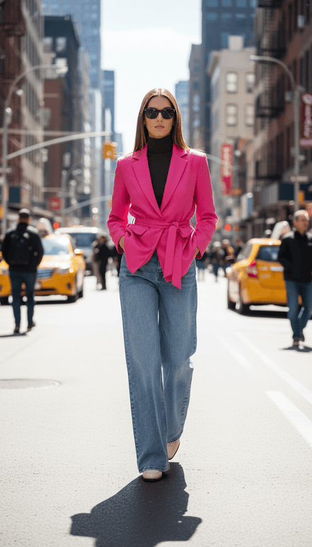 Sacou roz elegant cu cordon - OK Lux. All rights reserved. - Tuxedos - PINK - 