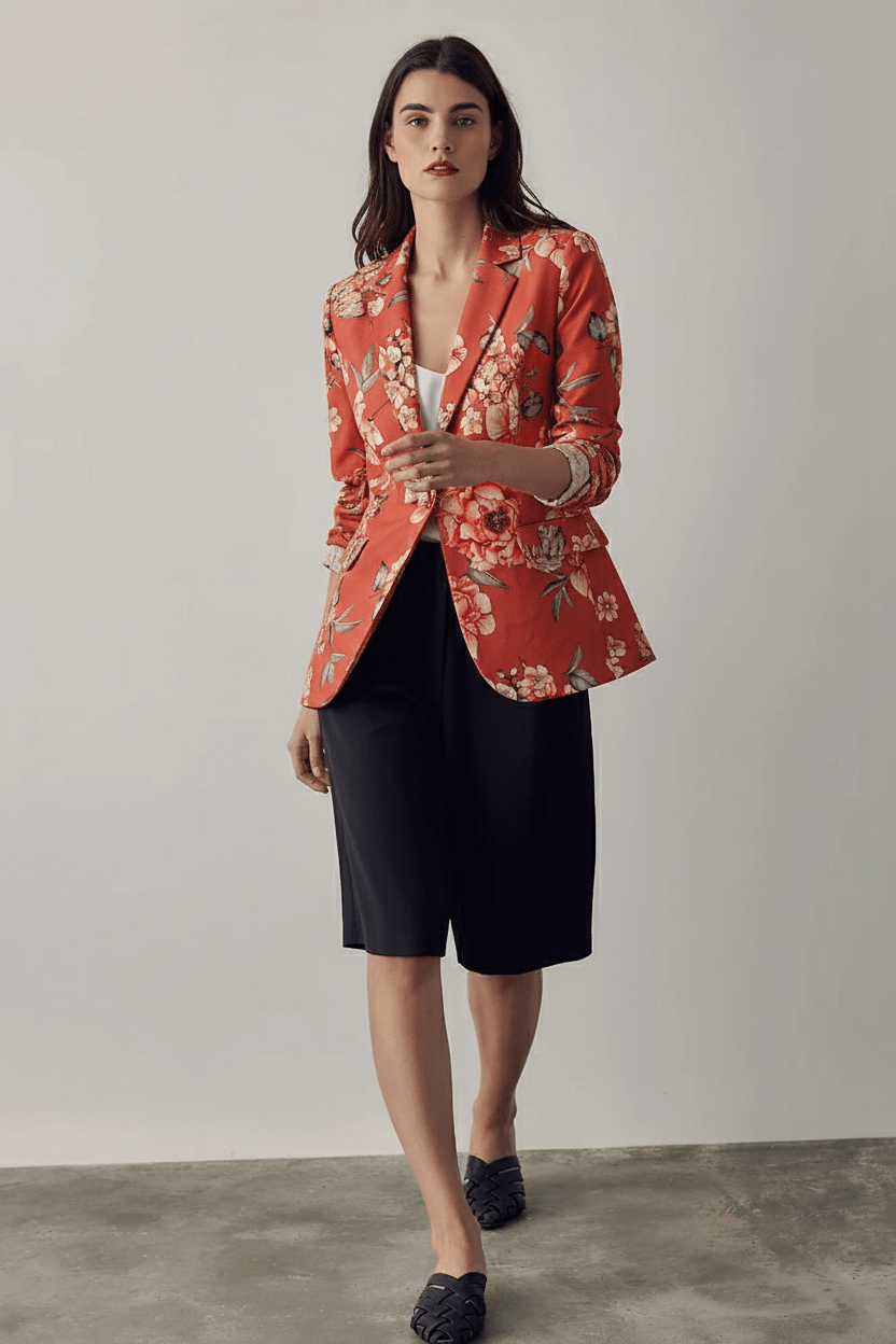 Sacou roz elegant structurat - OK Lux. All rights reserved. - Dresses - PINK - 