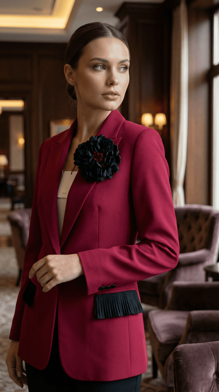 Sacou statement burgundy - OK Lux. All rights reserved. - Tuxedos - 