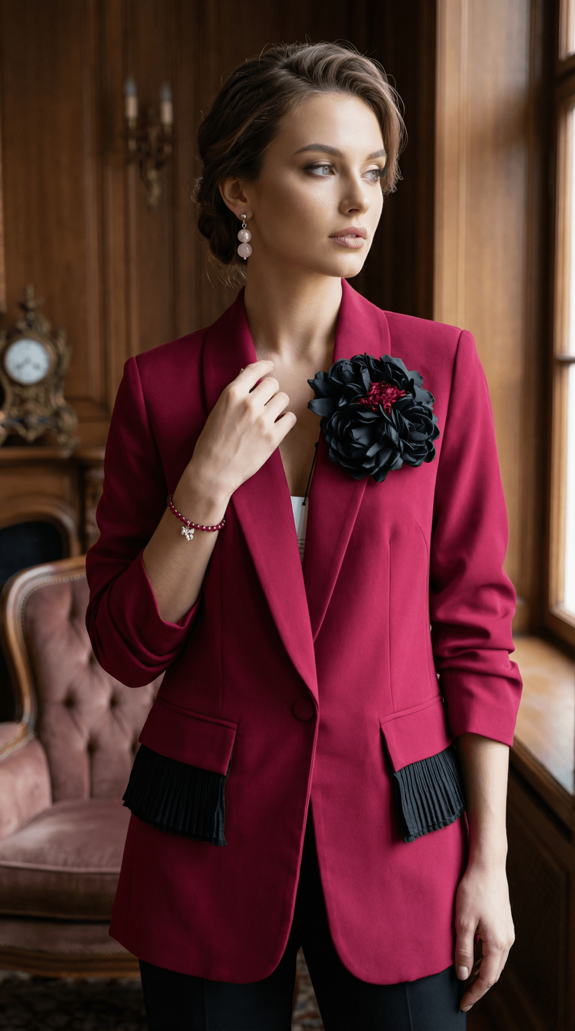 Sacou statement burgundy - OK Lux. All rights reserved. - Tuxedos - 