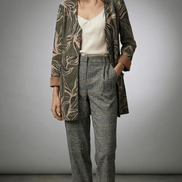 Sacou statement cu imprimeu organic - OK Lux. All rights reserved. - Jackets - 