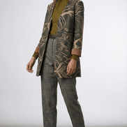 Sacou statement cu imprimeu organic - OK Lux. All rights reserved. - Jackets - 