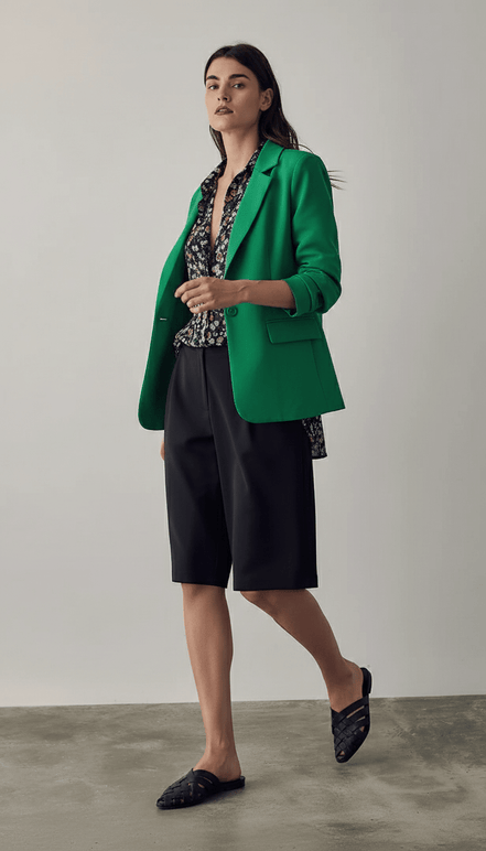 Sacou verde, croială lejeră - OK Lux. All rights reserved. - Tuxedos - GREEN - 