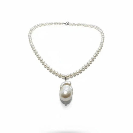 Set Colier și Cercei din Perle Baroc cu Argint - OK Lux. All rights reserved. - Jewelry Sets - 