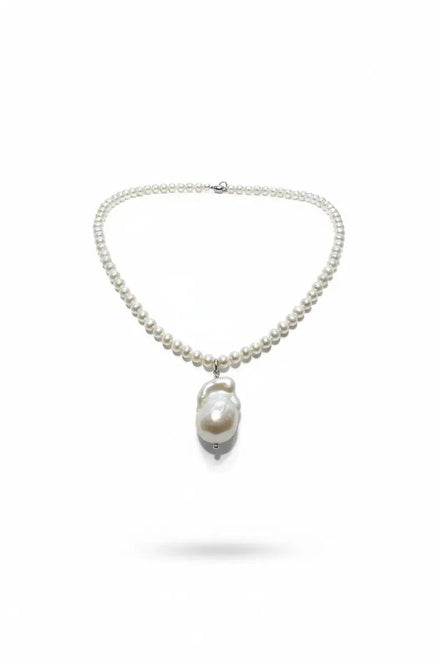 Set Colier și Cercei din Perle Baroc cu Argint - OK Lux. All rights reserved. - Jewelry Sets - 